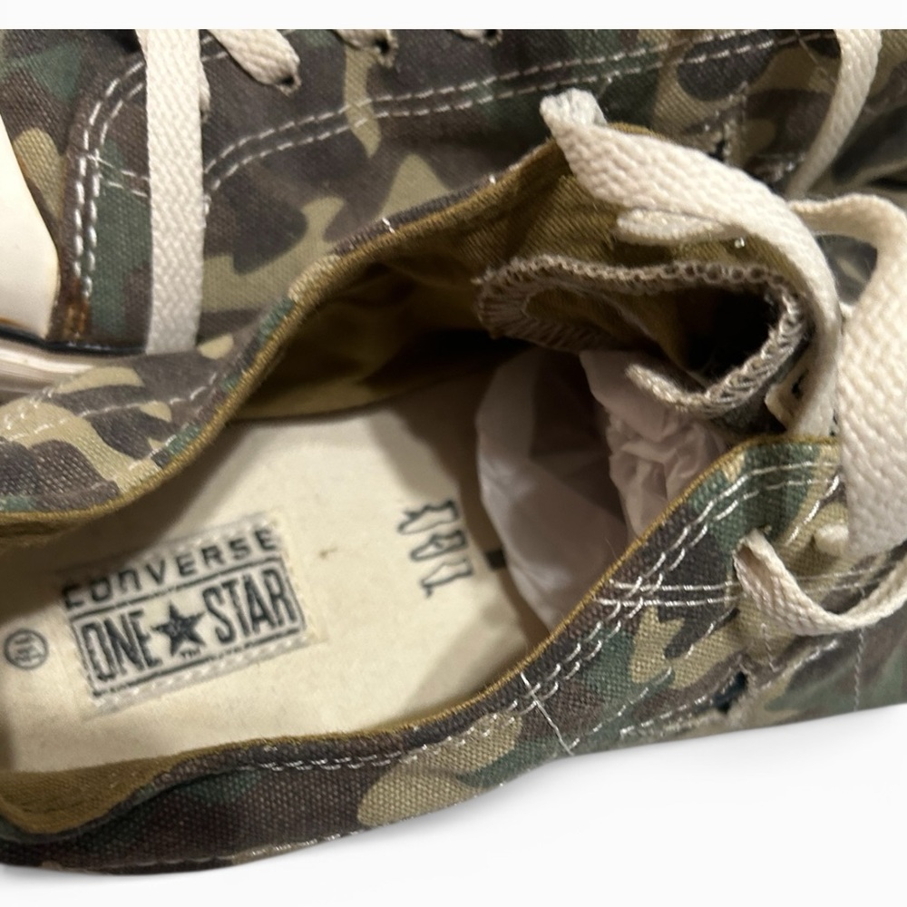 Converse Green Camouflage Sneakers - Picture 7 of 8